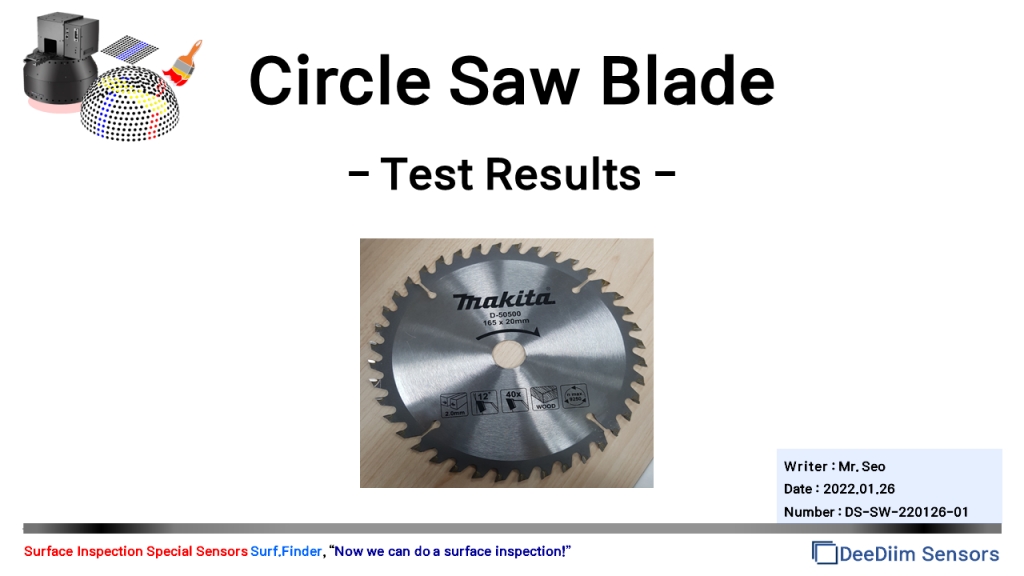 Circle Saw Blade Test Results