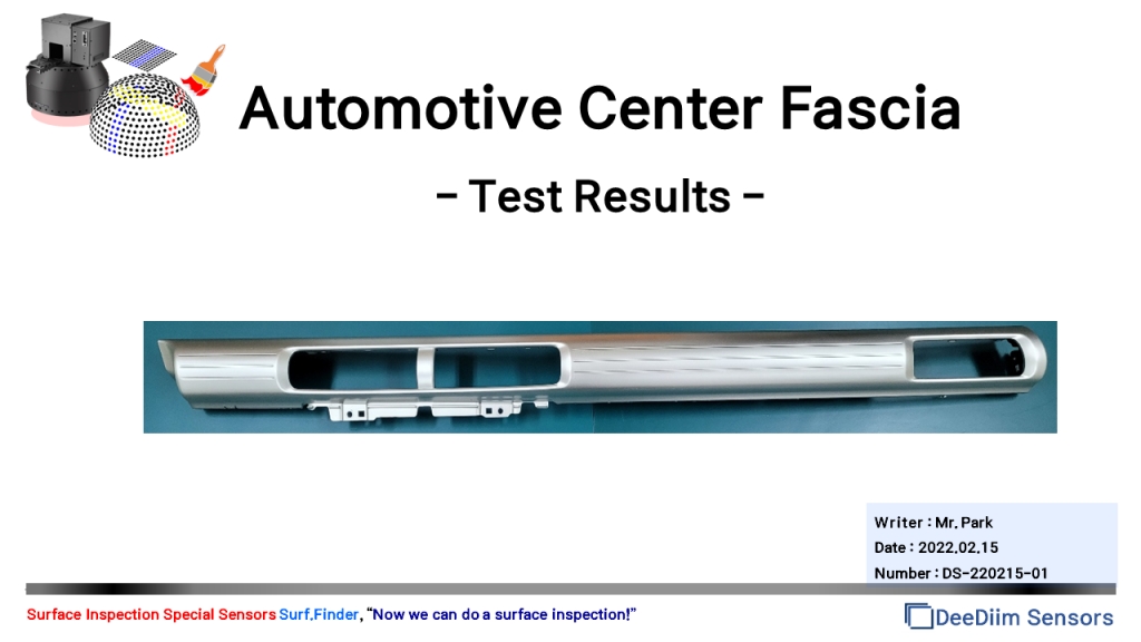 Automotive Center Fascia Test Results