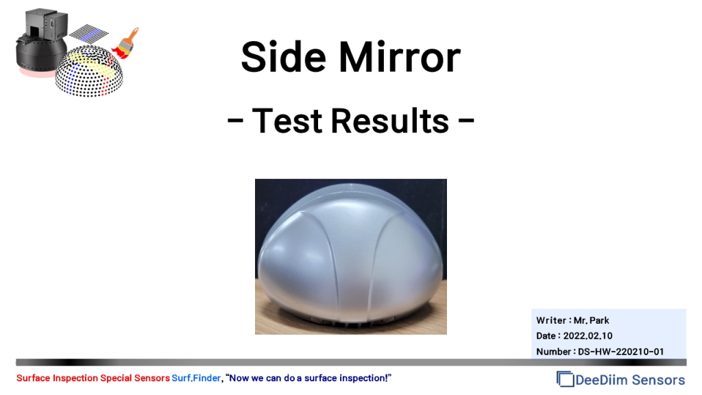 Side Mirror Test Results